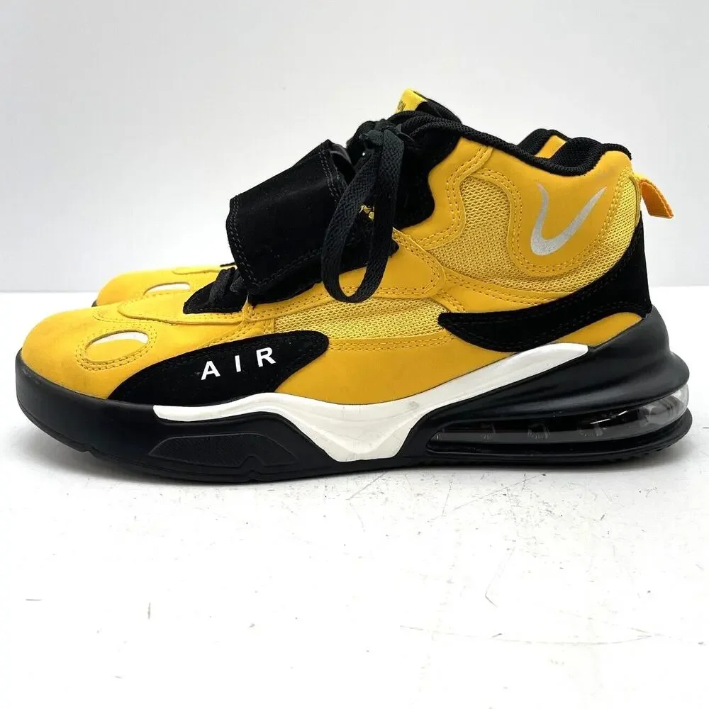 Fashion Lace up Sneakers Mens Size 42 Yellow/ Black Skateboard Shoes